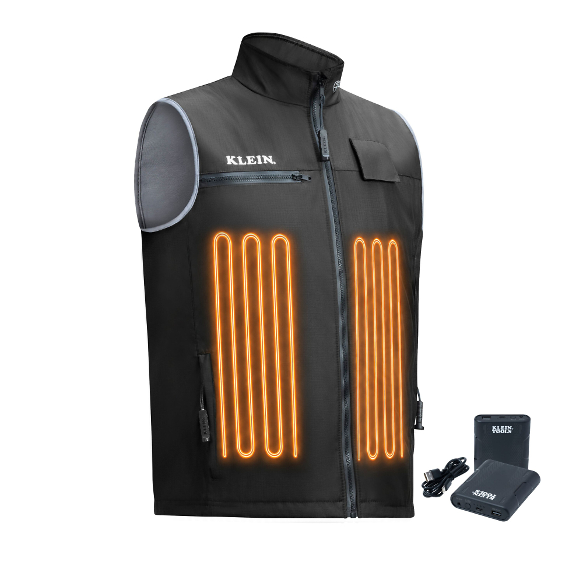 Klein Tools Flame-Resistant Heated Base Layer Vest, Large